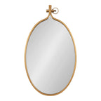 Modern Round Wall Mirror With Decorative Metal Frame