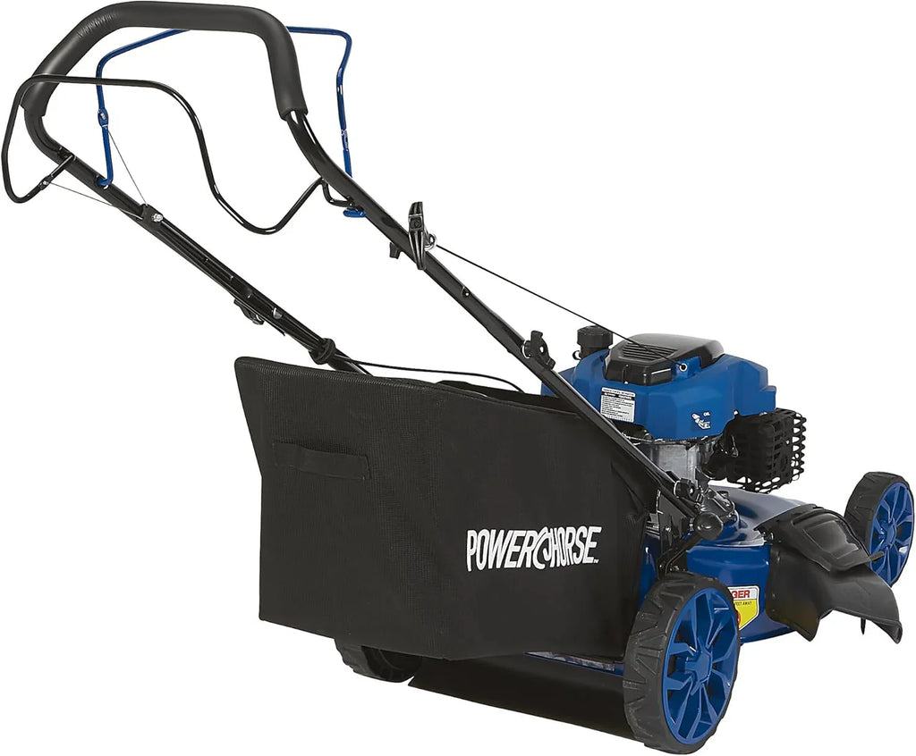 Powerhorse 21-Inch 3-In-1 Self-Propelled Gas Lawn Mower, 200cc 4-Stroke OHV Engine - DM53S-N-D200