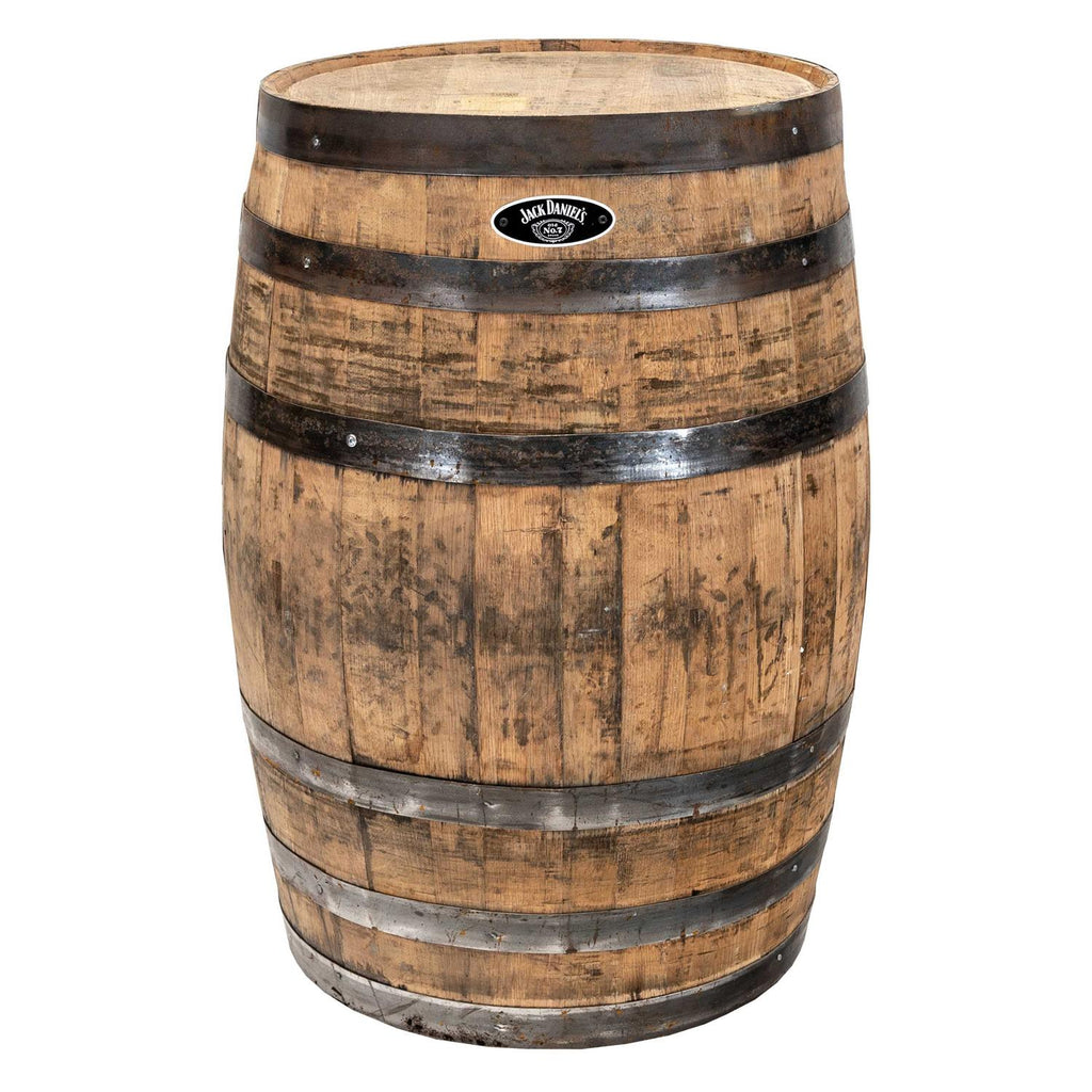 Real Wood Products Jack Daniel's Whiskey Barrel 35 in H x 26 in D, Oak, Barrel Brown - B320