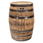 Real Wood Products Jack Daniel's Whiskey Barrel 35 in H x 26 in D, Oak, Barrel Brown - B320