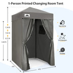 EAGLE PEAK Ultra Compact 4 ft x 4 ft Pop-Up Changing Room Canopy - Flex