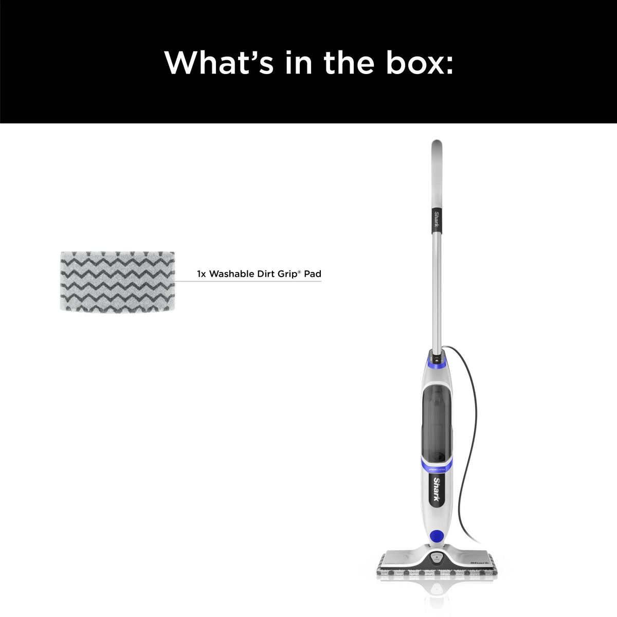 Shark SteamSpot Steam Mop With Steam Blaster, XL Removable Tank, 2 Modes - S2000