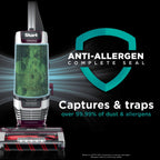 Shark Stratos Upright Vacuum, Bagless, Burgundy - AZ3000