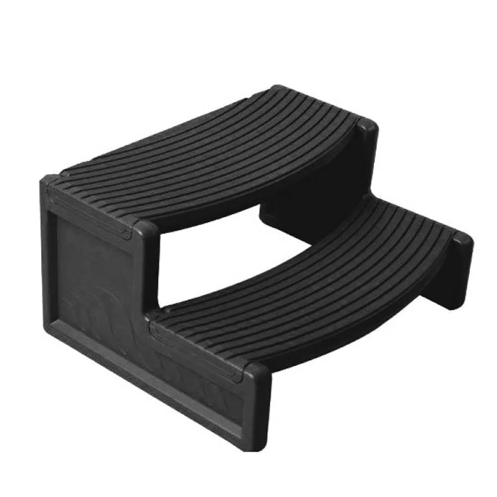 Confer Plastics Resin Multi-Purpose Spa And Hot Tub Handi-Step Steps, Black