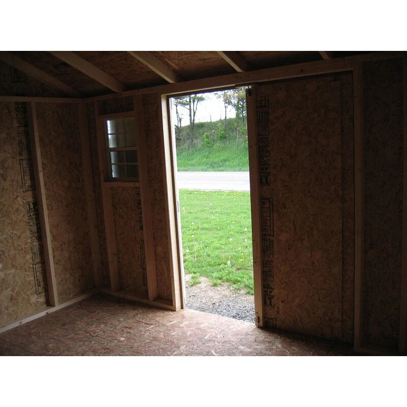 Value 8 ft. W x 8 ft. D Solid And Manufactured Wood Storage Shed - FK-8x8