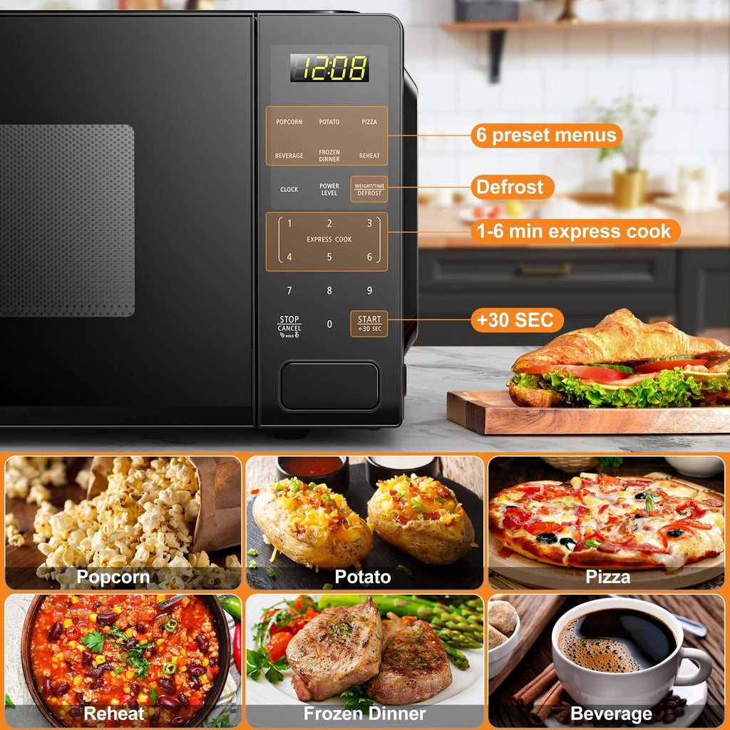 Mainstays Countertop Microwave Oven, 1.1 Cu Ft, 1000 Watts, Black - MS54100112162