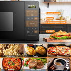 Mainstays Countertop Microwave Oven, 1.1 Cu Ft, 1000 Watts, Black - MS54100112162