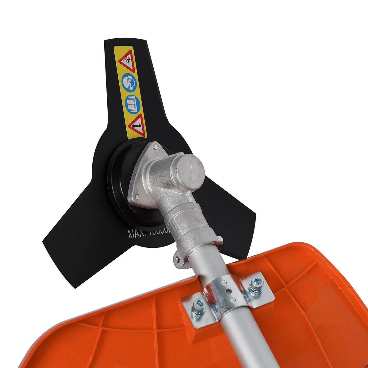 Gas Weed Eater 52cc 2-Stroke Multi-Function Brush Cutter, Orange