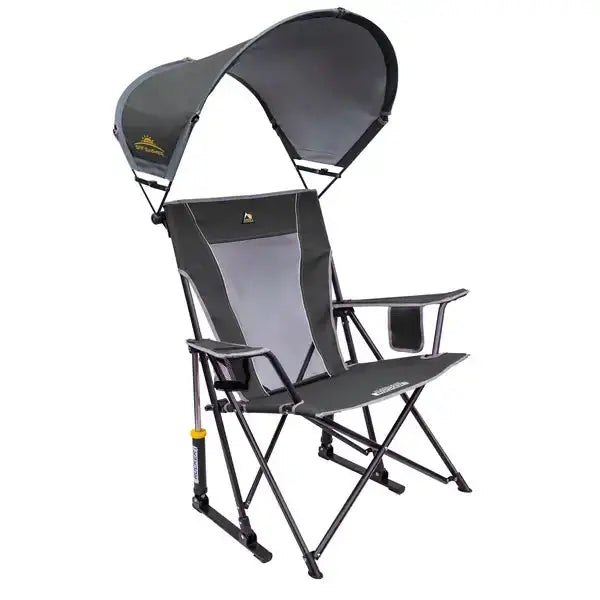 GCI Outdoor SunShade Rocker Chair With SPF SunShade And Phone Pocket - 38.8in x 35.6in x 26.2in