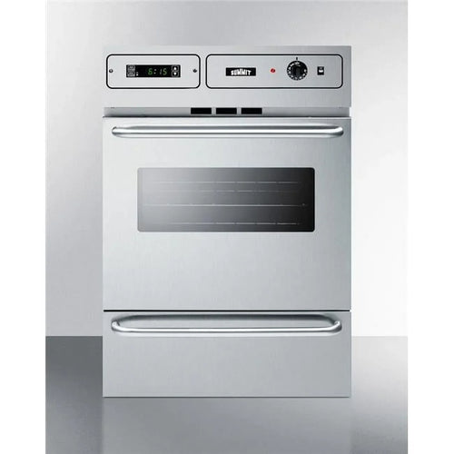 24 in Single Gas Wall Oven - Stainless Steel