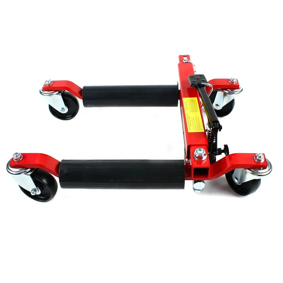 Hydraulic Positioning Car Wheel Dolly Jack Lift, 1500lb, A3 Steel And PVC