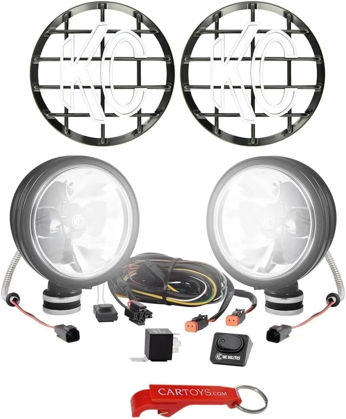 KC HiLiTES Gravity G6 Daylighter Spot Light System, 2 x 20W, 6 inch - 651