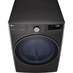 LG 7.4 Cu. Ft. Smart Wi-Fi Enabled Front Load Electric Dryer With TurboSteam - DLEX4000B