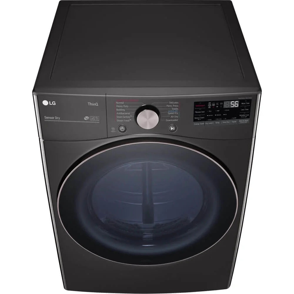 LG 7.4 Cu. Ft. Smart Wi-Fi Enabled Front Load Electric Dryer With TurboSteam - DLEX4000B