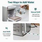 Gevi Countertop Self-Cleaning Nugget Ice Maker, 30 Lbs/24 Hours, 2.8L - V2.0