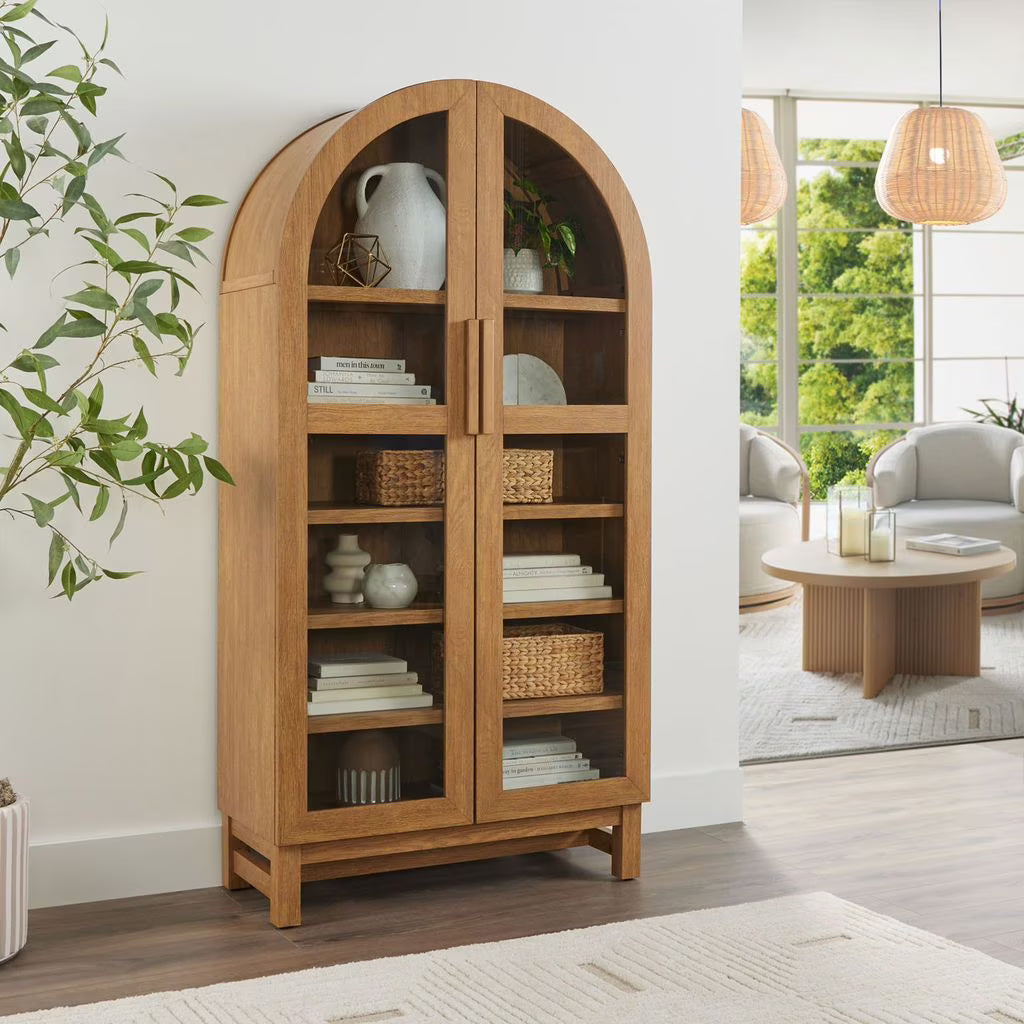 Better Homes & Gardens Juliet Arch Accent Cabinet, Black Finish - BHF336158813005, BHF336158813031, BHF336158813035