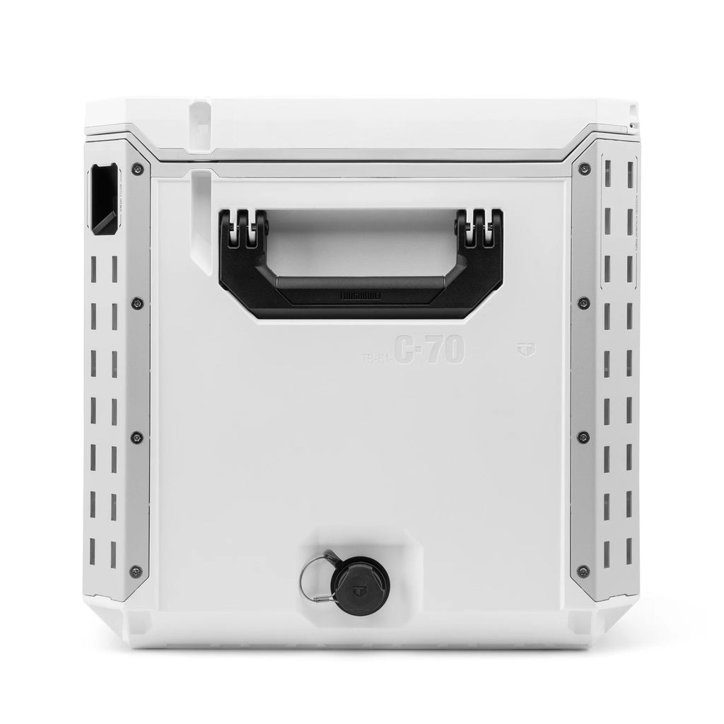ToughBuilt StackTech Compact Cooler 16 Quart Hard Shell Ice Chest, White
