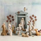 Willow Tree Nativity Figures With The Three Wisemen Plus Angel - 11-Piece Set