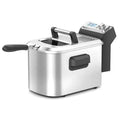 Brushed Stainless Steel Smart Deep Fryer, 4 Quart, 1800 Watts - Smart Fryer