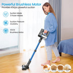 YOMATECH Cordless Stick Vacuum Cleaner, 30KPa, 365W, 6-in-1 - S100