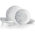 Corelle Indigo Speckle 18-Piece Dinnerware Set Service For 6