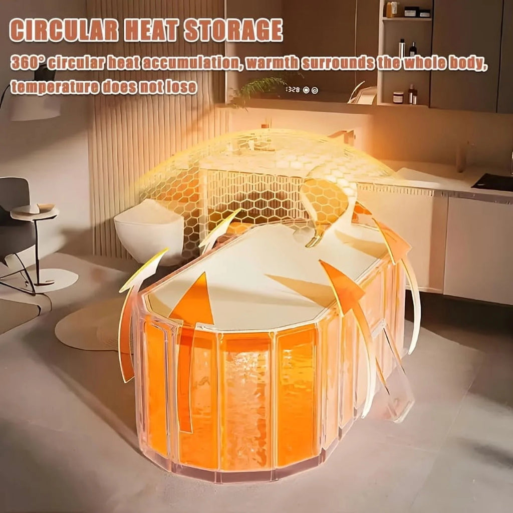 Portable Hot Tub - Beige PVC