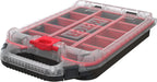 Keter Rolling Tool Box System, 3 Piece, Black/Red - 3 Piece Resin Modular Toolbox System