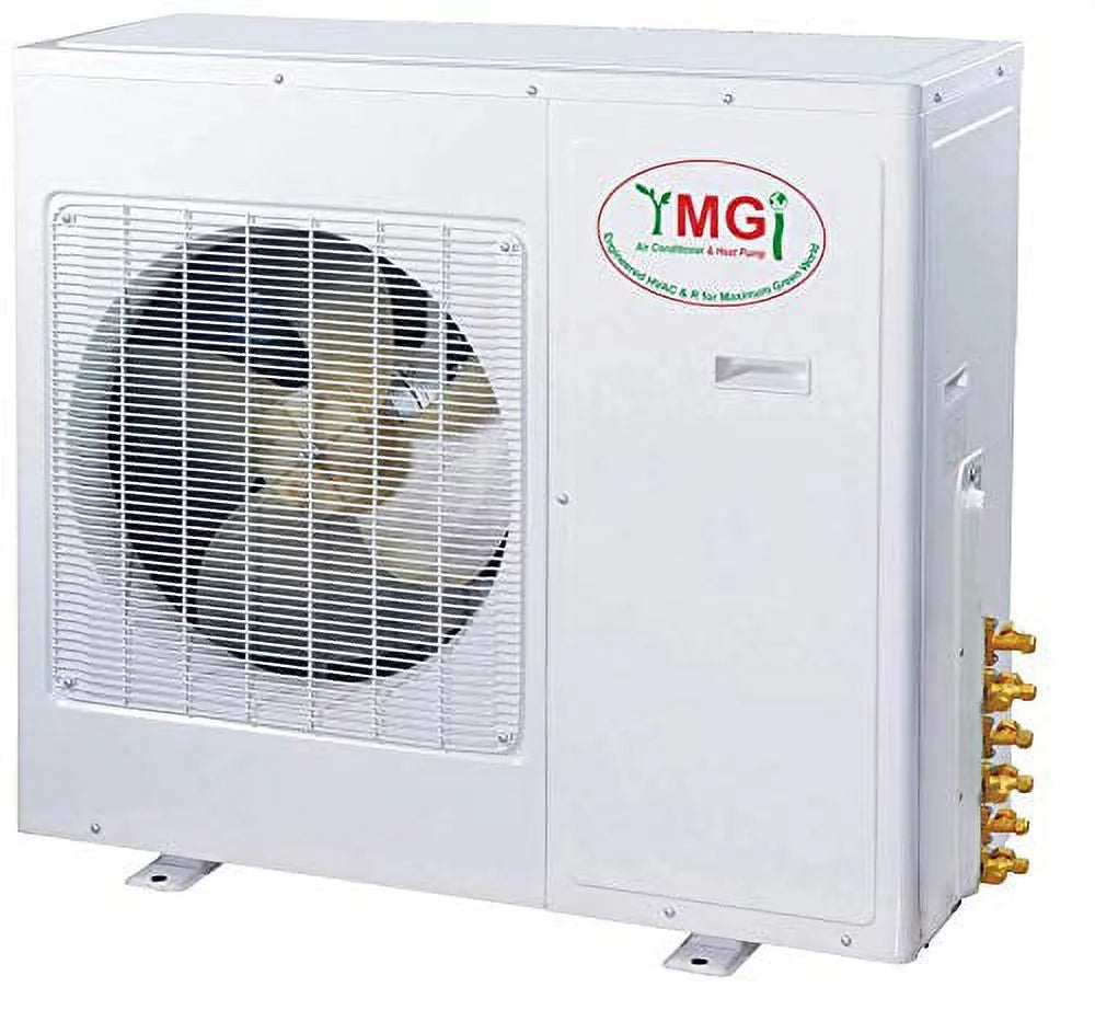 YMGI Tri-Zone Ductless Mini Split Air Conditioner 9000 12000 18000 BTU, 3 Zone, 25ft Linesets