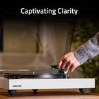 Fluance RT81+ Vinyl Turntable With VM95E Cartridge, Natural Walnut - RT81