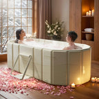 Portable Hot Tub - Beige PVC