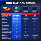 Autel MaxiCOM MK808S Automotive Diagnostic Scanner With 7-inch LCD Touchscreen