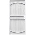 Precision Monterrey White Steel Security Door, 36 In. W x 80 In. H