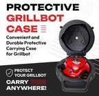 Grillbot Automatic Grill Cleaning Robot With Nylon Brushes, Black, Carry Case