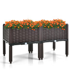 Elevated Planter Boxes - 2 Planter Boxes With 8 Legs