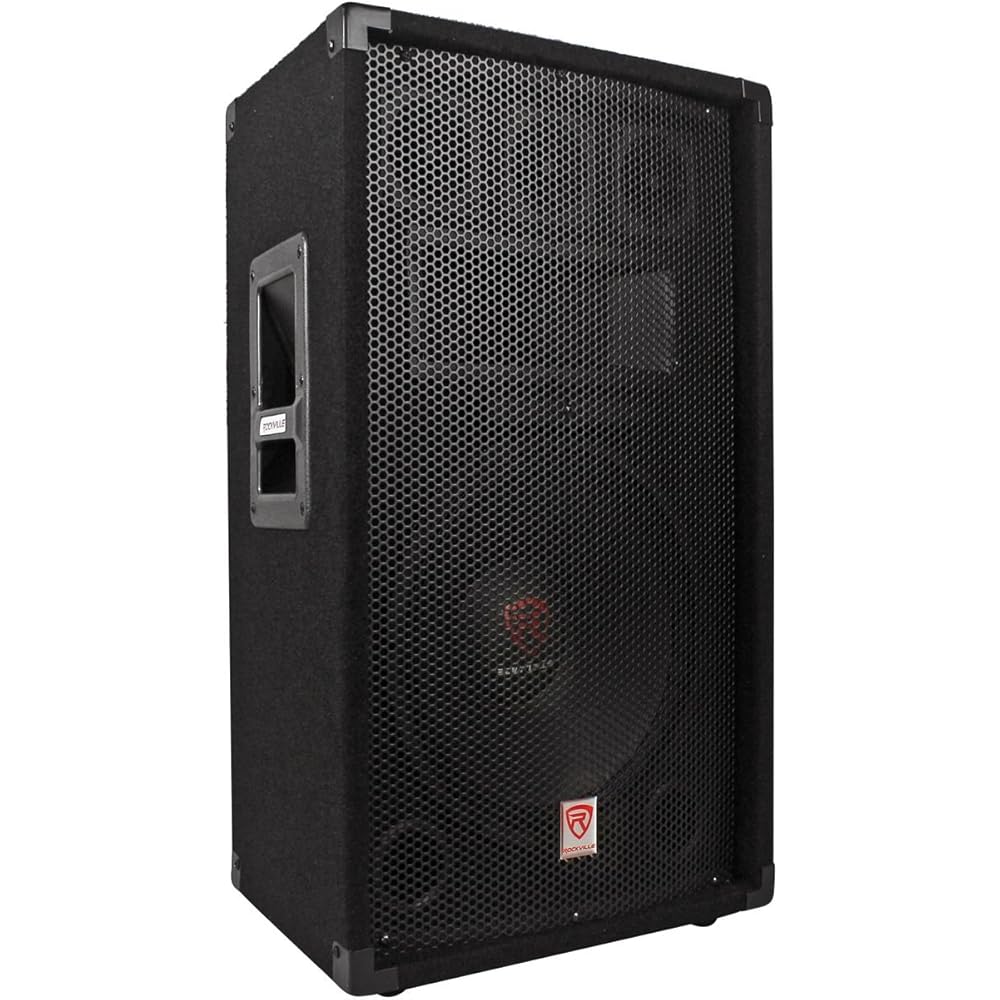 Rockville 12in 1000W 3-Way Passive PA Speaker, 4-Ohm - RSG12.4