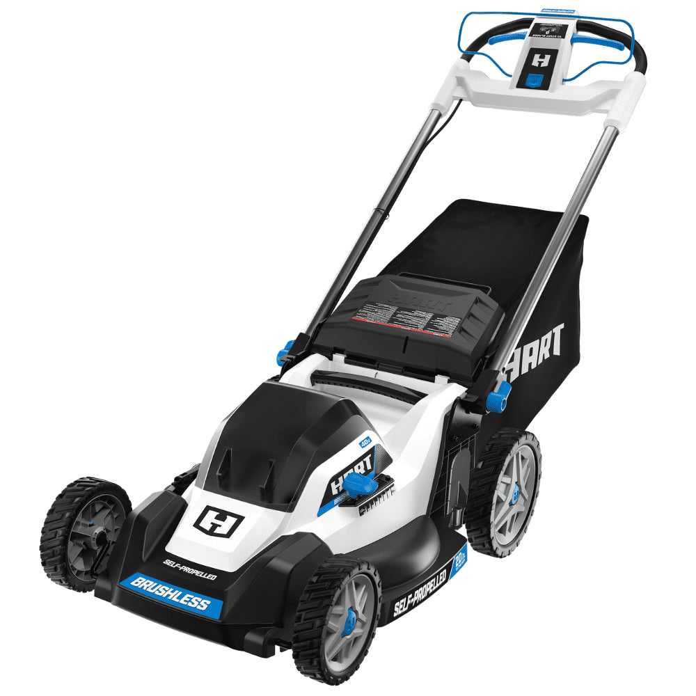 HART 40-Volt Cordless 20-inch Brushless Self-Propelled Mower Kit With 6.0 Ah Battery - HLPM051VNM