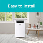 BLACK+DECKER Portable Air Conditioner With Heat, 14,000 BTU, White