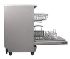 SPT Portable Dishwasher, 18 inch, Stainless Steel, 8 Place Settings, 52 dB