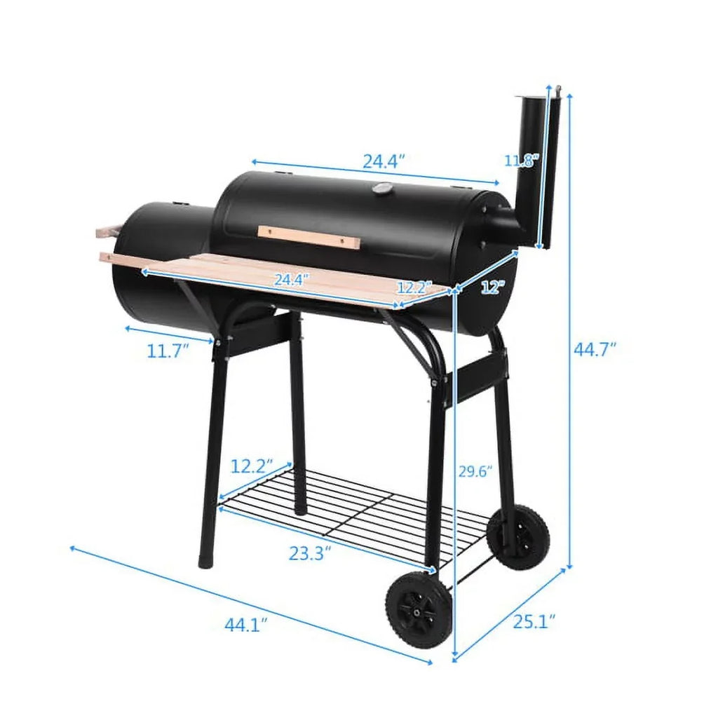 Outdoor BBQ Grill Barbecue Pit Patio Cooker