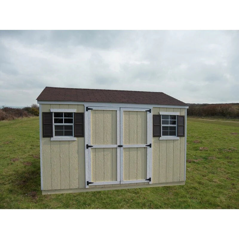Value 8 ft. W x 8 ft. D Solid And Manufactured Wood Storage Shed - FK-8x8