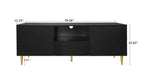 GeeHome TV Stand With Solid Iron Feet