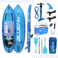 Bluefin Inflatable Stand Up Paddle Board, 10' 10", Blue - Voyage