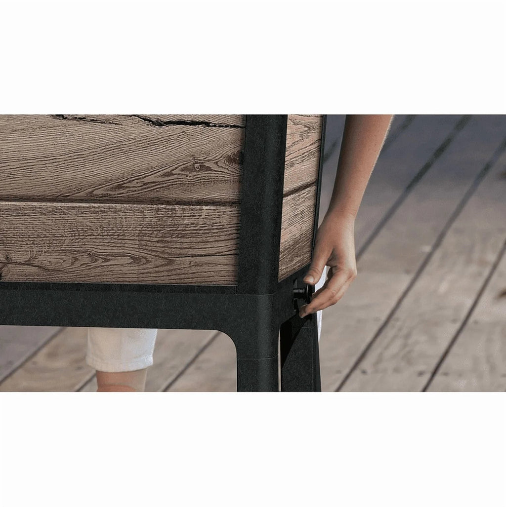 Keter Signature Collection Resin Elevated Garden Bed, 29 Gal.