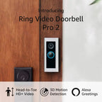 Video Doorbell Pro 2 Wired Doorbell Camera