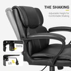 Mid-Back Ergonomic Swivel Office Chair - Black
