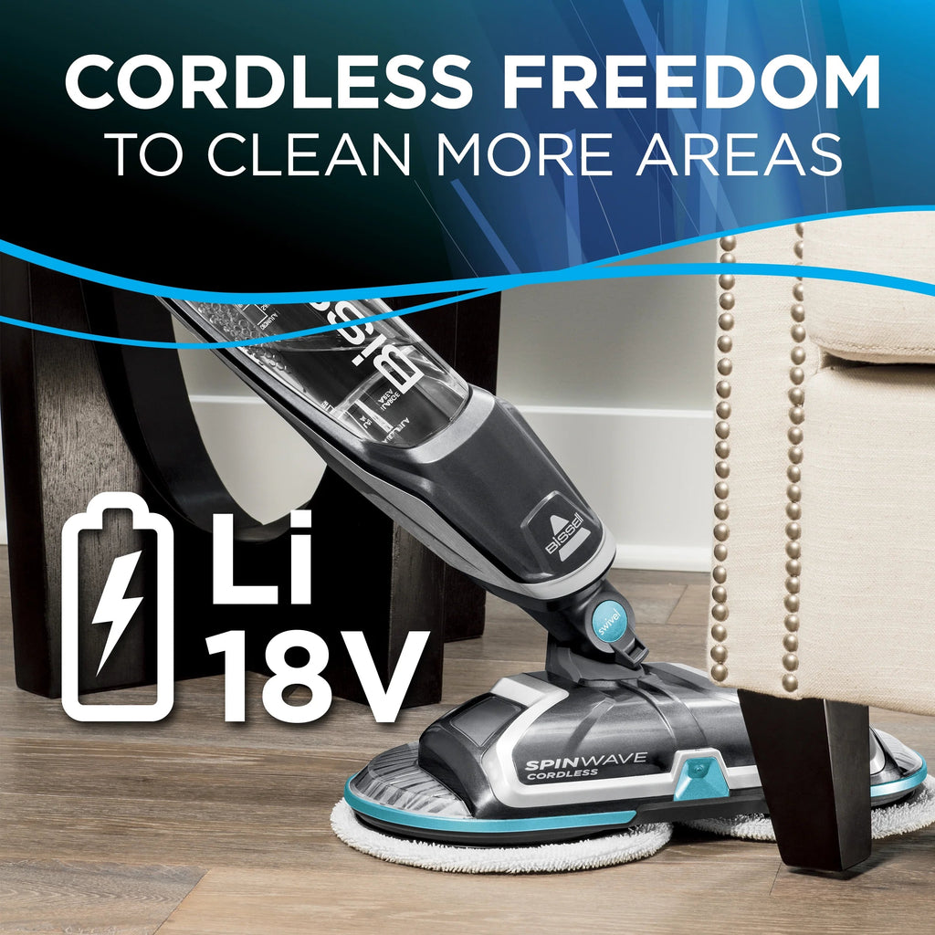 BISSELL SpinWave Cordless Powered Hard Floor Spin Mop And Cleaner - 2315A