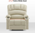 Heated Lift Recliner for Seniors with USB and Cup Holders