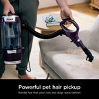 Shark Upright Vacuum With Lift-Away, PowerFins HairPro, Odor Neutralizer, Purple - ZD550