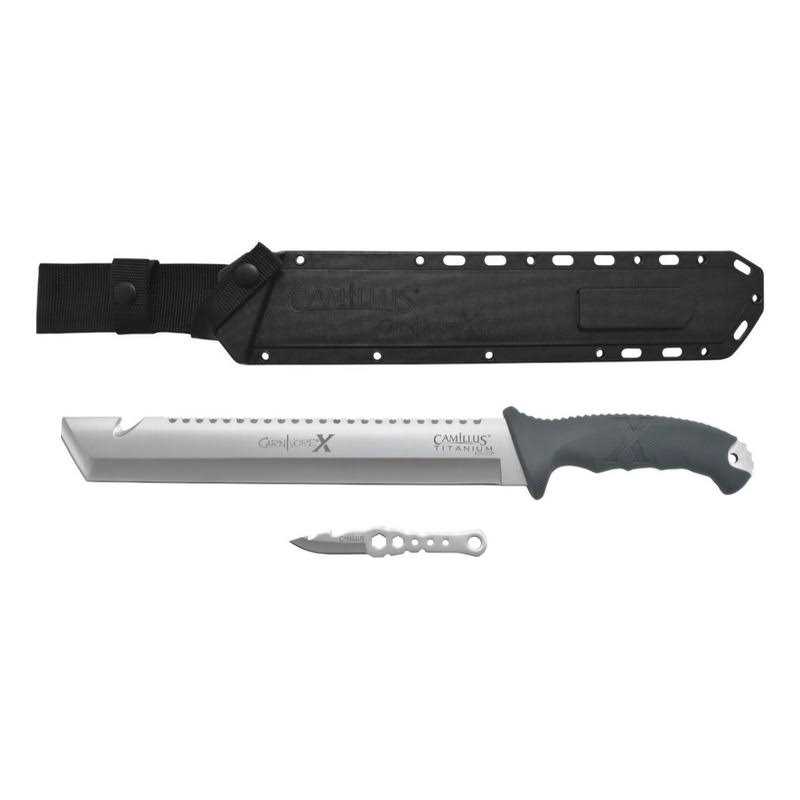 Camillus Carnivore-X Machete With 18 inch Overall Length And 12 inch Cutting Blade