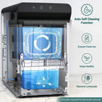 Gevi Countertop Self-Cleaning Nugget Ice Maker, 30 Lbs/24 Hours, 2.8L - V2.0